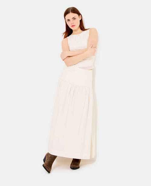 Jupon long avec taille droite - PIMKIE - 1