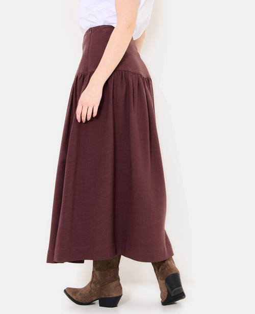 Jupon long avec taille droite - PIMKIE - 2