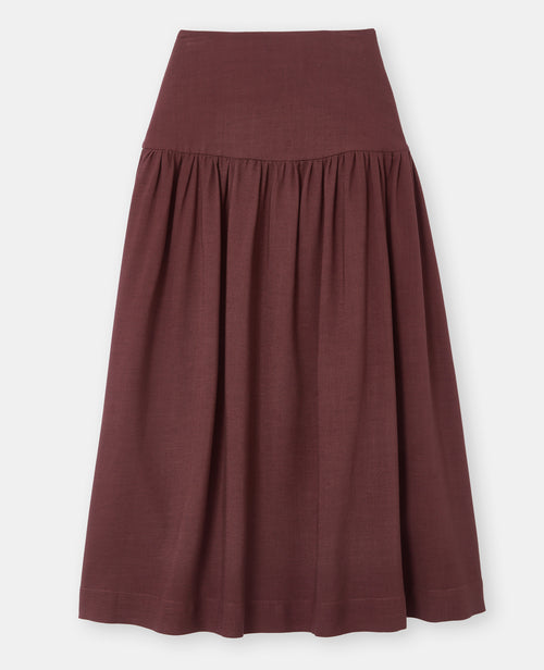 Jupon long avec taille droite - PIMKIE - 4
