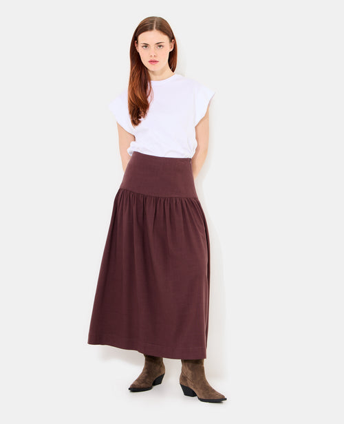 Jupon long avec taille droite - PIMKIE - 7