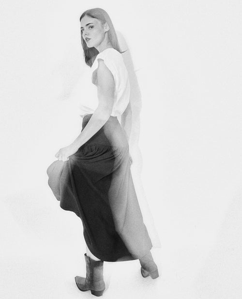 Jupon long avec taille droite - PIMKIE - 8