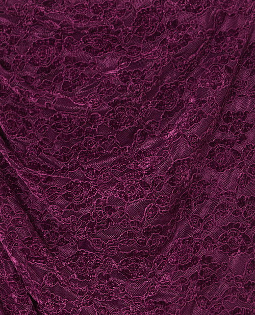 Jupe longue en résille avec fleurs velours - PIMKIE - 8