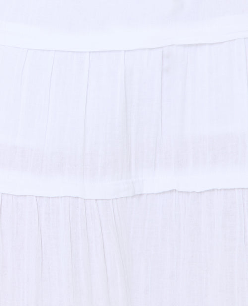 Jupe longue à étages ceinture élastiquée - PIMKIE - 7