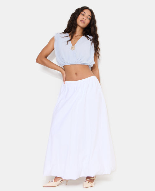 Jupe longue forme boule taille élastiquée - PIMKIE - 1