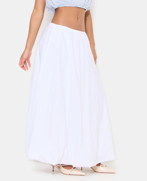 Jupe longue forme boule taille élastiquée - PIMKIE - 2