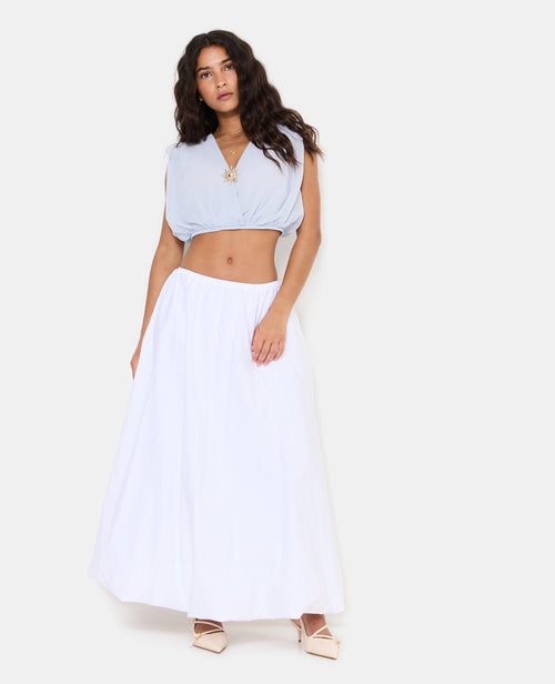 Jupe longue forme boule taille élastiquée - PIMKIE - 7