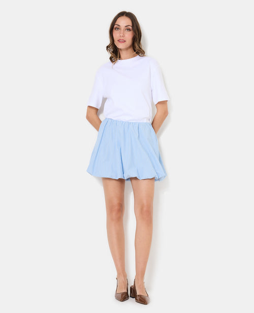 Jupe courte rayée forme boule - PIMKIE - 1