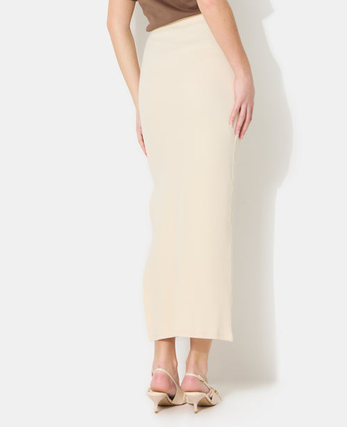 Jupe tube en maille côtelée avec détail bijou - PIMKIE - 6