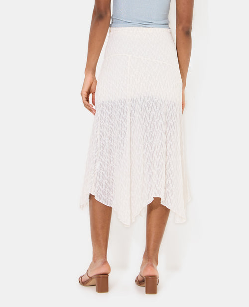 Jupe asymétrique en dentelle - PIMKIE - 6