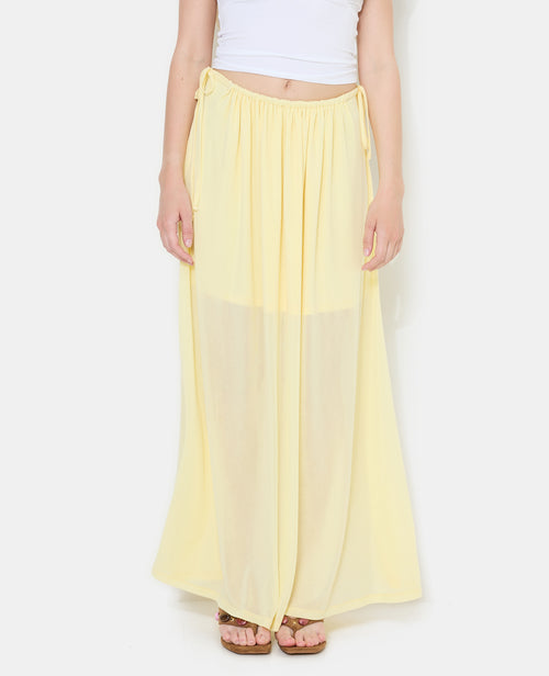 Jupe longue en voile avec liens à nouer - PIMKIE - 5