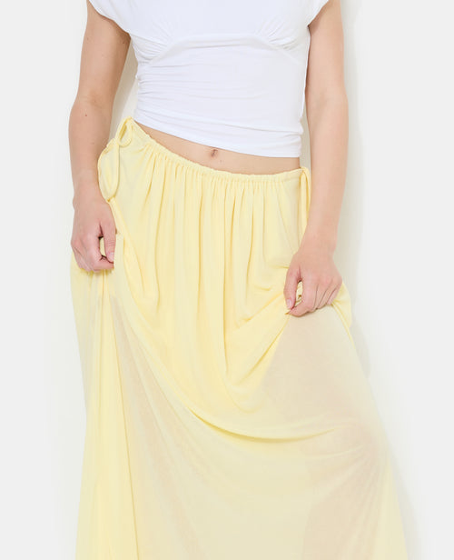 Jupe longue en voile avec liens à nouer - PIMKIE - 7