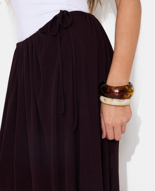 Jupe longue en voile avec lien coulissé - PIMKIE - 1