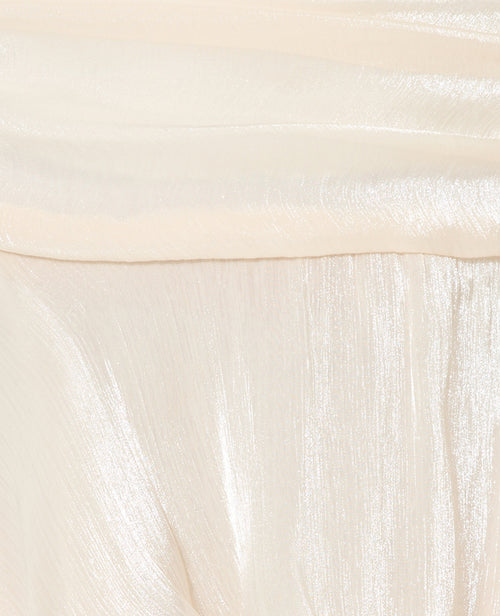 Jupe courte en voile brillant avec drapés et volants - PIMKIE - 7