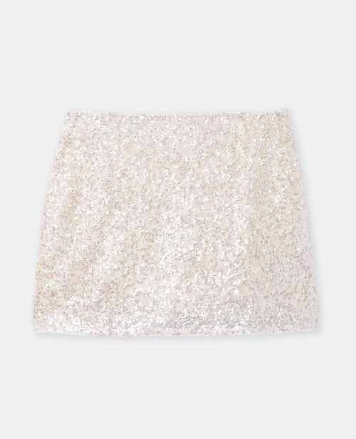 Jupe mini en sequins - PIMKIE - 4