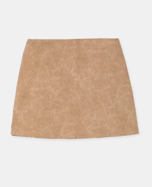 Jupe-short en suédine - PIMKIE - 4