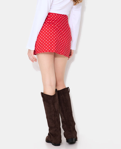 Jupe-short motif pois - PIMKIE - 6