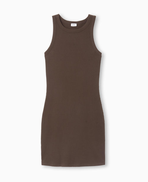 Robe débardeur courte en maille côtelée - PIMKIE - 4