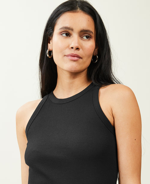 Robe débardeur midi en maille côtelée - PIMKIE - 2