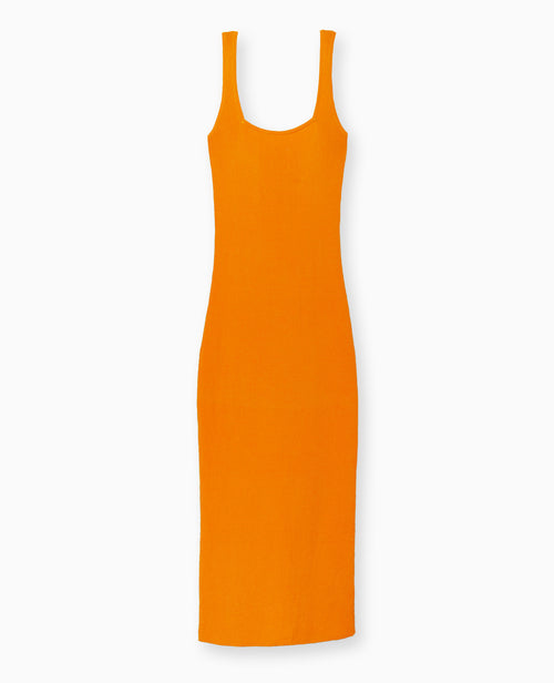 Robe longue à bretelles en maille côtelée - PIMKIE - 4