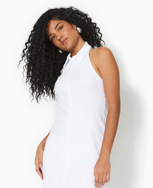 Robe courte dos-nu avec col - PIMKIE - 7