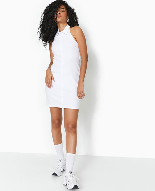 Robe courte dos-nu avec col - PIMKIE - 8
