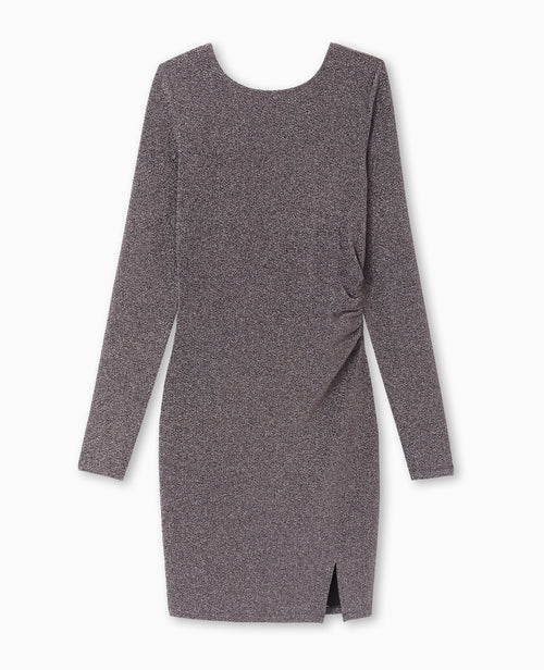 Robe moulante en maille lurex dos encolure carrée - PIMKIE - 4