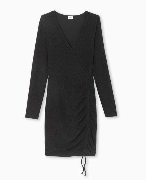 Robe moulante en maille lurex encolure V - PIMKIE - 4