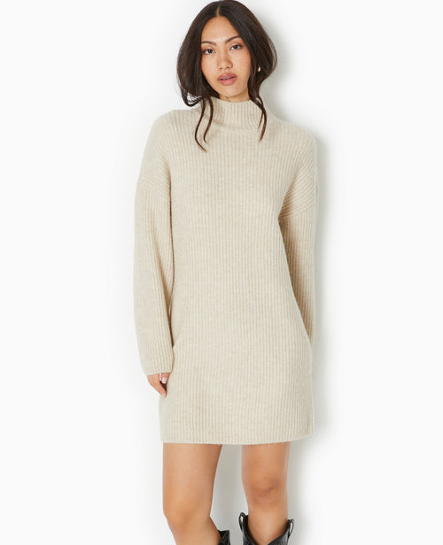 Robe courte en maille côtelée - PIMKIE - 5