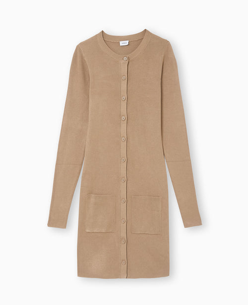 Robe boutonnée en maille - PIMKIE - 4