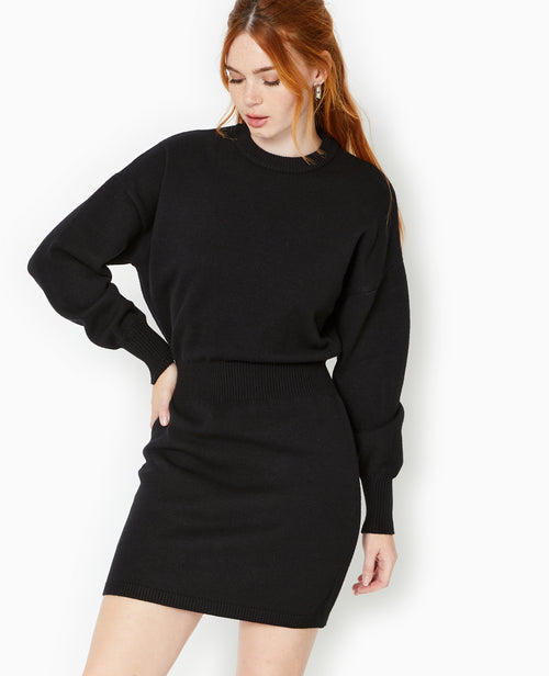 Robe en maille avec taille marquée - PIMKIE - 1