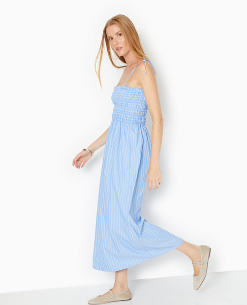 Robe longue avec smocks motif rayures - PIMKIE - 2