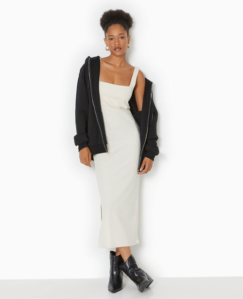 Robe longue et moulante en maille - PIMKIE - 1