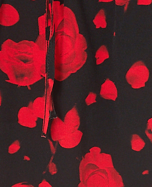 Robe courte avec nœuds motif roses - PIMKIE - 7