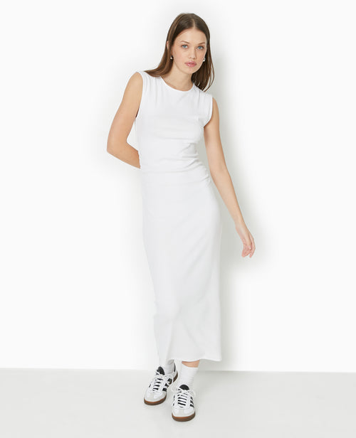 Robe longue sans manches avec fronces côtés - PIMKIE - 5