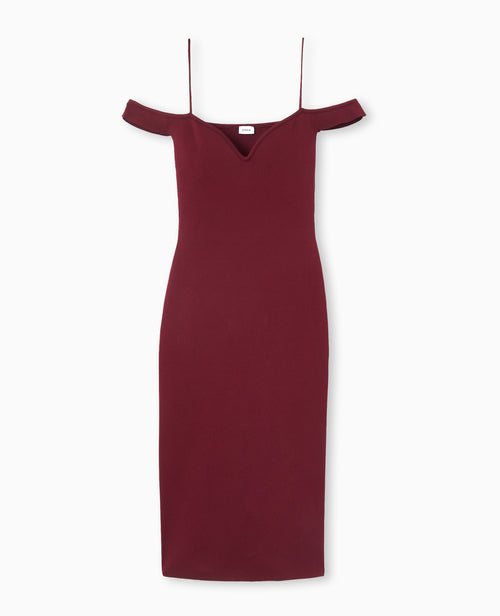 Robe en maille encolure Bardot - PIMKIE - 4