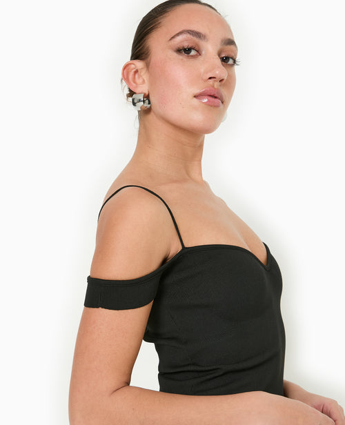 Robe en maille encolure Bardot - PIMKIE - 2