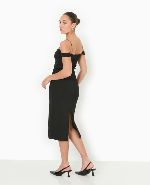 Robe en maille encolure Bardot - PIMKIE - 6