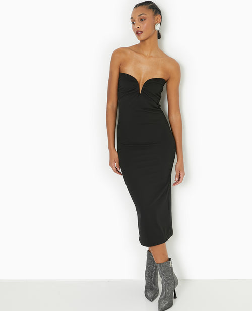 Robe longue bustier avec encolure cœur - PIMKIE - 1