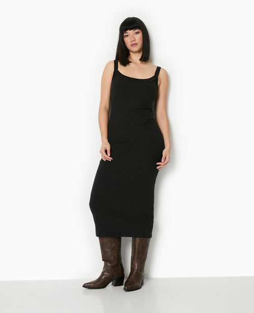 Robe longue et moulante en maille côtelée - PIMKIE - 7