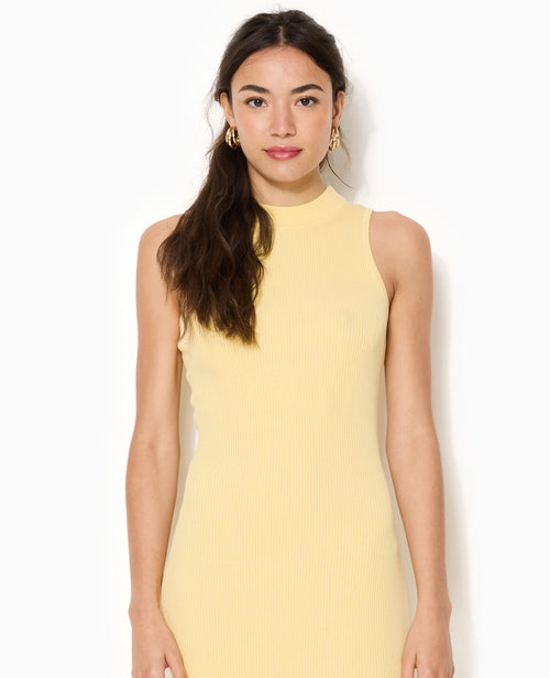 Robe longue et moulante en maille côtelée - PIMKIE - 2