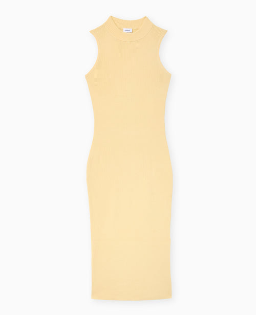 Robe longue et moulante en maille côtelée - PIMKIE - 4