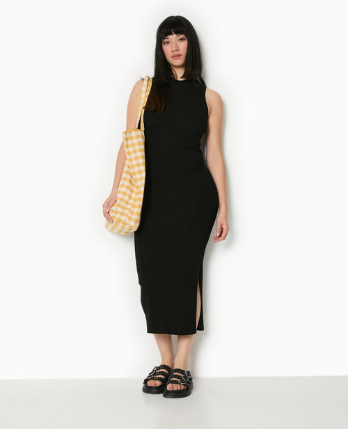 Robe longue et moulante en maille côtelée - PIMKIE - 5