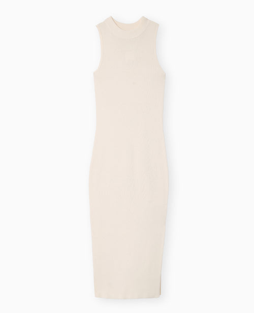 Robe longue et moulante en maille côtelée - PIMKIE - 4