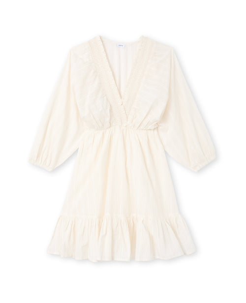 Robe manches chauve-souris encolure V - PIMKIE - 4