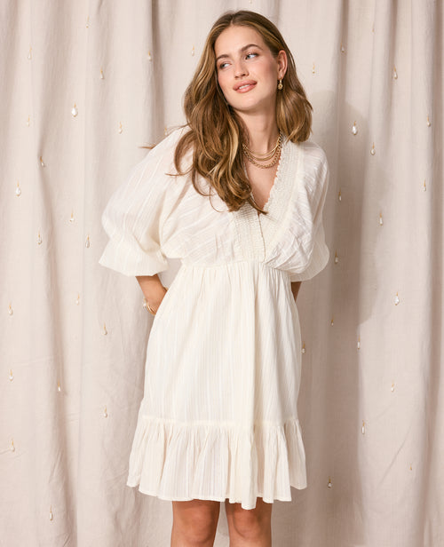 Robe manches chauve-souris encolure V - PIMKIE - 8