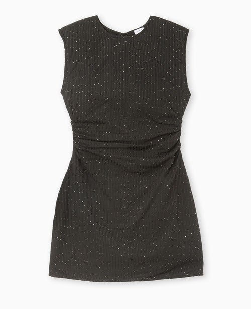 Robe courte en tissu fantaisie avec sequins - PIMKIE - 4