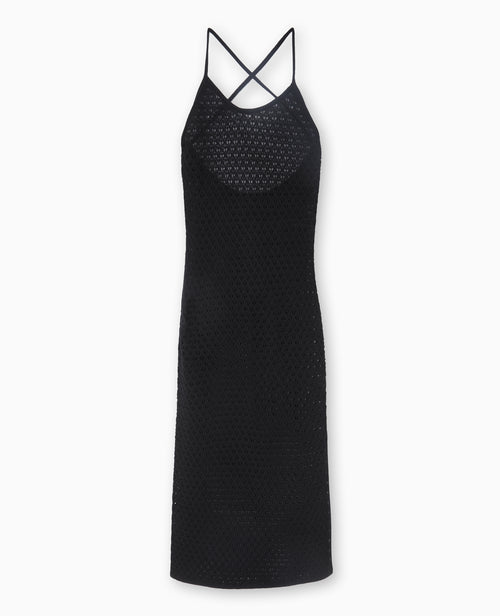 Robe longue dos-nu en maille crochet - PIMKIE - 4