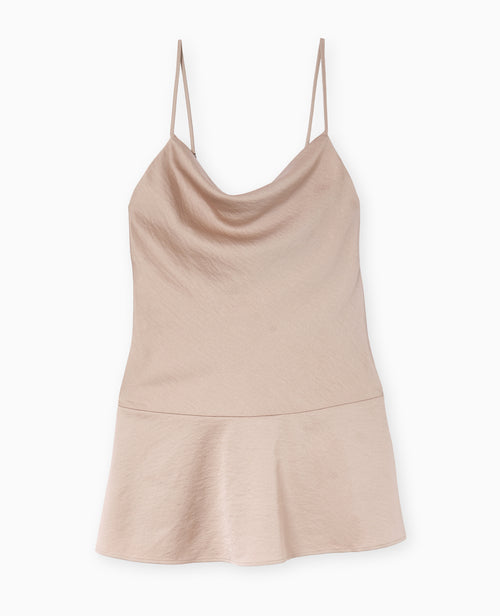 Robe courte en tissu satiné col bénitier - PIMKIE - 4