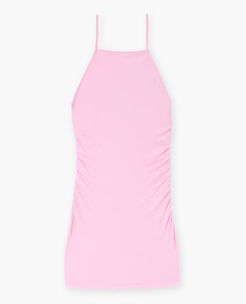 Robe courte en maille extensible avec fronces - PIMKIE - 4