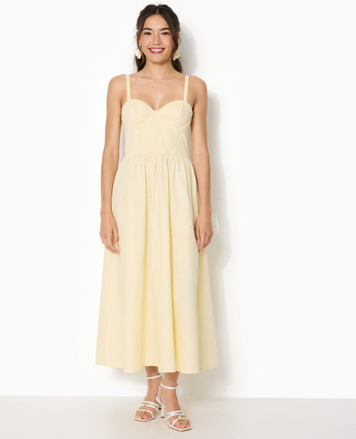Robe longue encolure balconnet - PIMKIE - 5